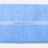Blue Color Bath Mats Memory Foam Mat