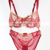 C67728A Ladies Sexy Net Bra Sets Hot Sale Underwear Lace Sexy Bra Sets thumbnail-2
