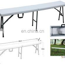 Multifunctional Outdoor High Quality Fold Away Chair White Simple Plastic Folding Chair Lightweight Folding Camping Chair thumbnail-1