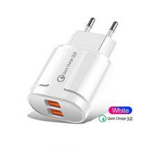 Hot Sale Usb QC3.0 Fast Phone USB Charger 9V 2A 18W Travel Power Wall Adapter for Charging Mobile Phones thumbnail-1