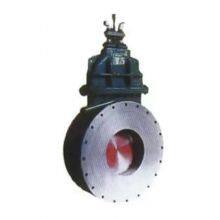 Non-lining hot blast valve