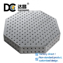 3D flexible octagonal welding table customized D28D16 positioner welding table
