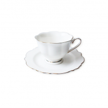 Western Dinnerware Tableware Set Luxury European Style High-grade Dinner Set Gold Rim Bone China Ceramic Plates Dishes thumbnail-5