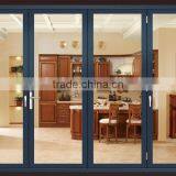 High Quality Aluminium Toilet bi Folding Screen Door thumbnail-1