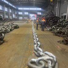 92mm Black Painted Floating Wind Power Platform Stud Link Anchor Chain thumbnail-4