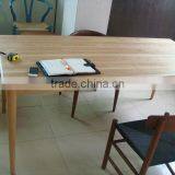 Sample Design Ash Wood Rectangle Long Dining/restaurant Table thumbnail-2