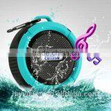 2016 New Portable Design c6 Wireless Waterproof Bluetooth Mini Speaker with Suction Cup and Hook