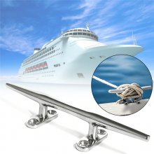 Marine Grade Mirror Polish Boat Stainless Steel Cleat Yacht Cleat Hollow Base Cleat thumbnail-1