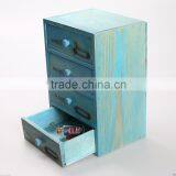 4-ярусный деревянный шкаф. Ручной подстольный органайзер. Ящик для хранения. Ремесленная мебель