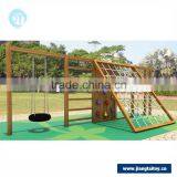 JT16-12401 Unique Designed Full Large Wooden Children Outdoor Playground Equipment thumbnail-2