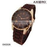 Vintage Mens Watch, Sports Quartz Watch, Silicone Watch