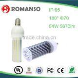 Diameter 90mm Compatible INductance Ballast IP65 Ingress Protection 54W LED Corn Light