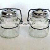 200ml Spice/sault Glass Jar With Cover and Wire thumbnail-2