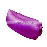 New Fashion Multicolor Outdoor Nylon Beach Lounger Inflatable Sofa Air Filled Balloon Furniture With Carry Bag Lazy Sleeping Bed thumbnail-5