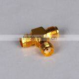 RF Coaxial Adapter SMA Jack(female) to Two SMA Female T Type thumbnail-1