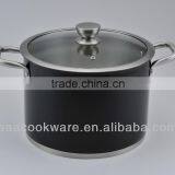 High Casserole Color Coating Cookware 304 18/8 202