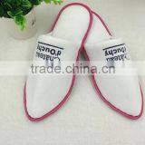 Top Selling Custom Disposable Slippers With Embroidery Hotel Logo thumbnail-1