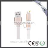 REYON New 2 in 1 Usb Data & Charging Otg Cable for Iphone and Samsung