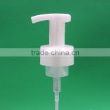 43/410 white plastic cleansing foaming dispenser pump sprayer for foaming bottles