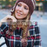 Korean Ladies Fashion Hat Dan Caesar Turtleneck Knitted Hat Baotou Warm Winter Hat thumbnail-2