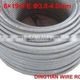 Nylon Coated Galvanized Wire Rope 6*19+FC thumbnail-1