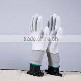 Hot Sale White 15G Nylon / Polyester HPPE Knitter Liner Cut Resistant Working Glove for Dipping