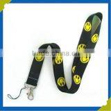 Custom Logo Smooth Nylon Detachable Blank Buckle Lanyards thumbnail-2