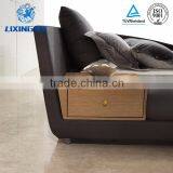 Unique Design Wood Double Bed Designs With Box thumbnail-4