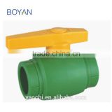 plastic ppr green ball valve