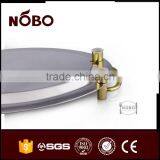 Oval Shape Mirror Surface Stainless Steel Serving Tray thumbnail-2