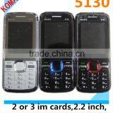 KOMAY 2.2 inch QICF Screen 3sim Bluetooth big speaker cell phone 5130 TV