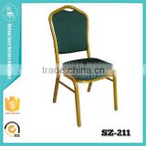 Elegant Iron / aluminum stacking hotel banquet chair
