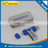 Wholesale Price Factory Supply Rotated USB Flash Drive USB OTG Pen Drive thumbnail-1