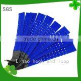 Medical Device Die Cut Hook Loop Fabric Strap With Holes