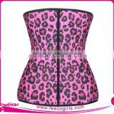 3 Hooks Leopard Latex Reduicing Waist Training Corsets Wholesale Quality Choice thumbnail-4