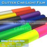 Most Populal Glitter Lemon Yellow Car Headlight Wrapping Sticker Foil thumbnail-4