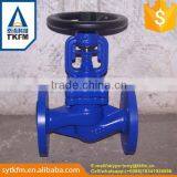 2015 TKFM Water Gas Oil Branch Pipeline Use DIN Bellow Seal Bronze Steam Globe Valve Quality Choice thumbnail-1