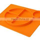 Multi-Functional BPA Free Custom Smile Design Silicone Placemat Plates for Babies and Kids thumbnail-2