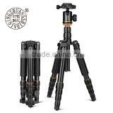 QZSD-Q278 Pro Portable Tripod Monopod Ultra Aluminium Q666 For SLR Camera Traveling Kamerastativ Photo Studio Accessories thumbnail-3