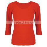 Ladies Plain Shorten Sleeve Tshirts thumbnail-1