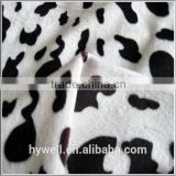 Cow Print Velour Fabric