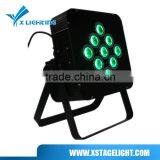 9*12W Battery Powered Led Stage Par RGBW 4IN1 Wireless Led Par Can Quality Choice