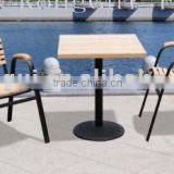 wooden outdoor chair .modern design wooden garden chair ,coffee shop furniture ,cafe shop chair and table