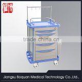 Five Drawers Plastic-steel Columns With One Dust Baskets ABS Transfusion Trolley thumbnail-1