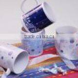 Beautiful Porcelain Coffee Milk Mug Ceramic Funnel Shape Mugs thumbnail-6
