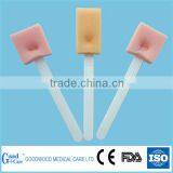 Sponge oral swabs with plastic handle