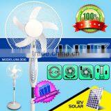 Portable 16 Stand Fan Ventilation Rechargeable Battery Solar Fan With Led Light Oscillation Vertical Cooling Fan thumbnail-6