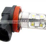 H11 Super White Headlight High Power Genuine Crep 50W LED Light Bulb thumbnail-3