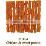 Pet Snack Chicken and Sweet Potato Granule Stick Chicken Stick Dog Food thumbnail-1