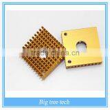 3D Printer Accessories 40 * 40 * 11 Fin Heat Faster Makerbot Mk7MK8 Extruder Universal Gold J407